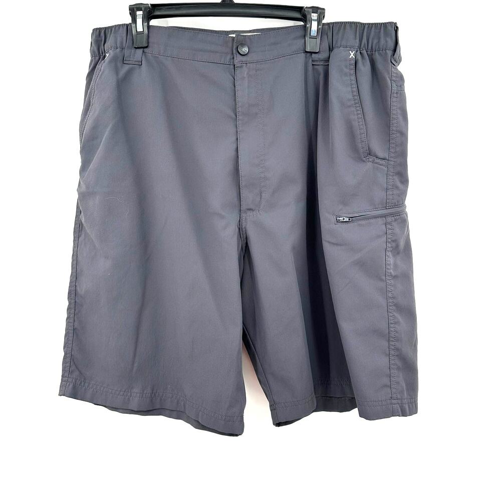 Wrangler Size 40 Shorts Gray Straight Leg Workwear Uniform Business Zip Pockets‎